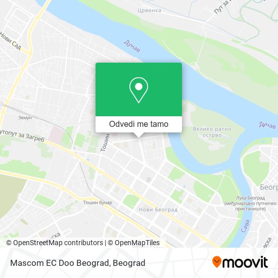 Mascom EC Doo Beograd mapa