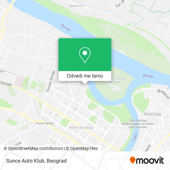 Sunce Auto Klub mapa