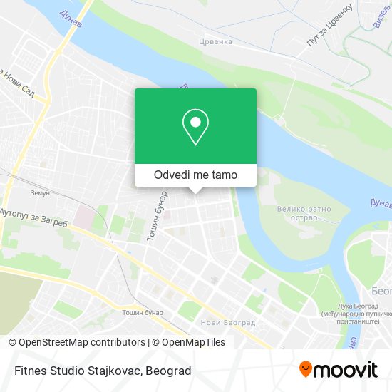 Fitnes Studio Stajkovac mapa