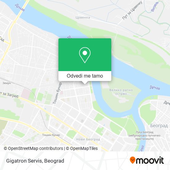 Gigatron Servis mapa