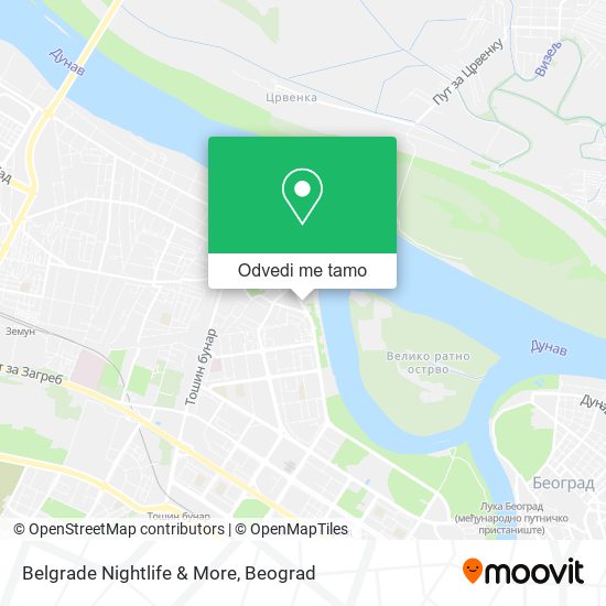 Belgrade Nightlife & More mapa