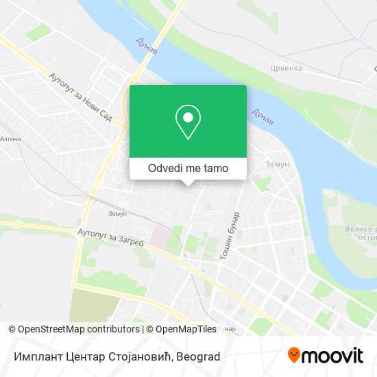 Имплант Центар Стојановић mapa