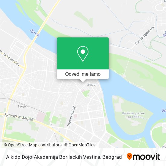 Aikido Dojo-Akademija Borilackih Vestina mapa