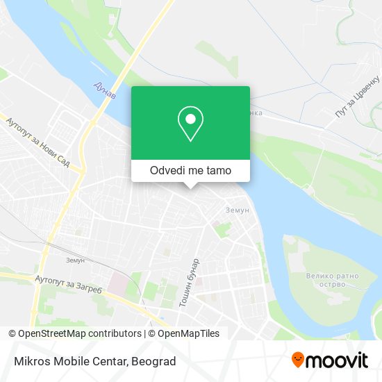 Mikros Mobile Centar mapa