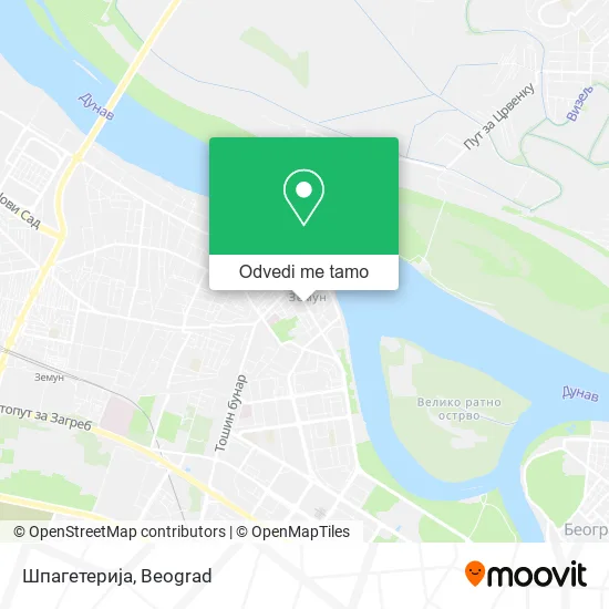 Шпагетерија mapa