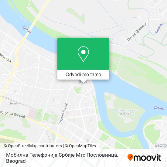 Мобилна Телефонија Србије Мтс Пословница mapa