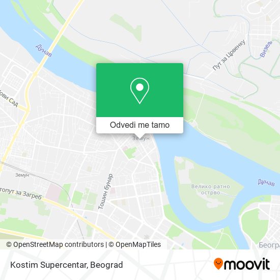 Kostim Supercentar mapa