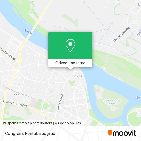 Congress Rental mapa