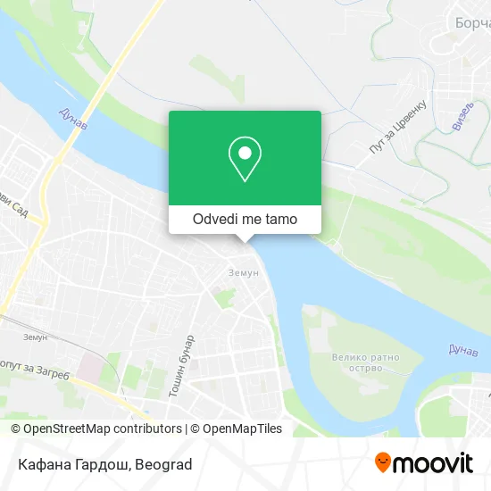 Кафана Гардош mapa