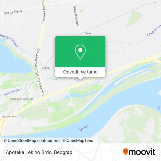 Apoteka Lekino Brdo mapa