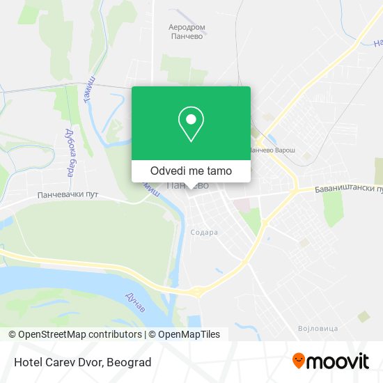 Hotel Carev Dvor mapa