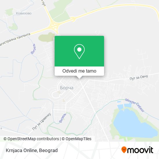 Krnjaca Online mapa