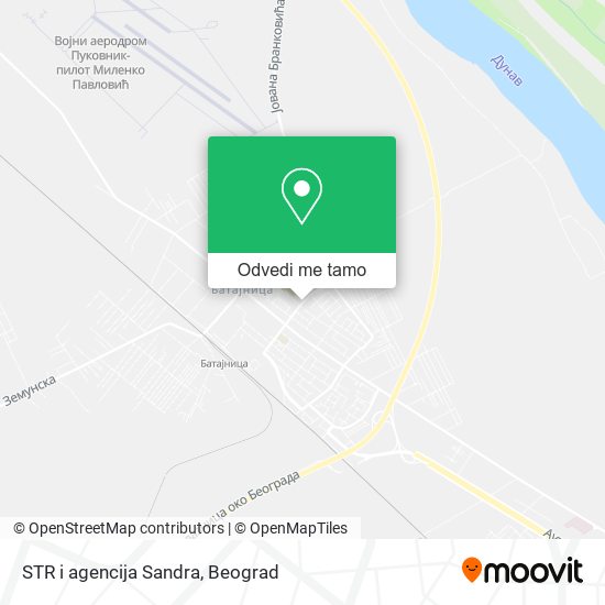 STR i agencija Sandra mapa