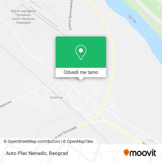 Auto Plac Nenadic mapa
