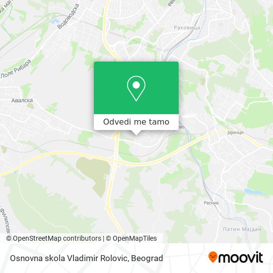 Osnovna skola Vladimir Rolovic mapa