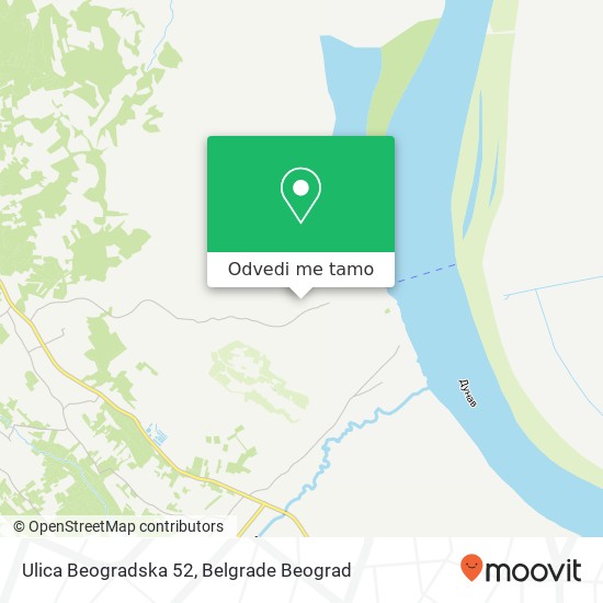 Ulica Beogradska 52 mapa