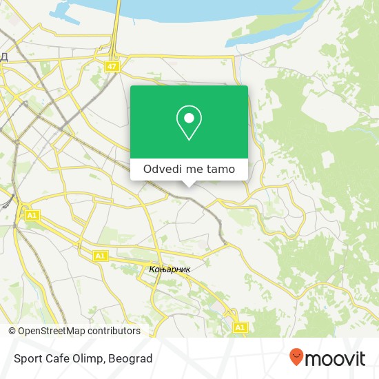 Sport Cafe Olimp mapa