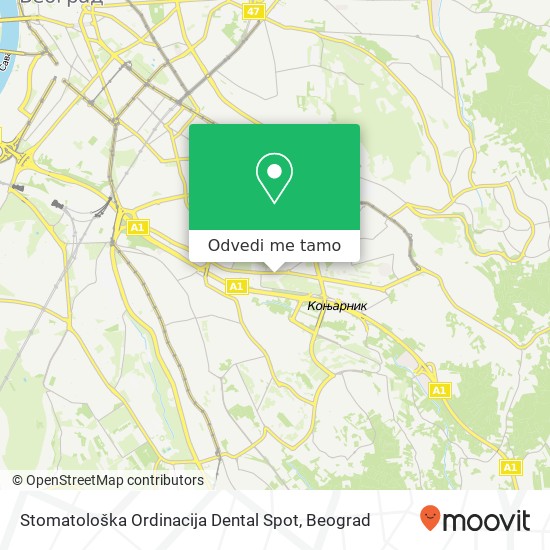 Stomatološka Ordinacija Dental Spot mapa