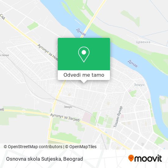 Osnovna skola Sutjeska mapa