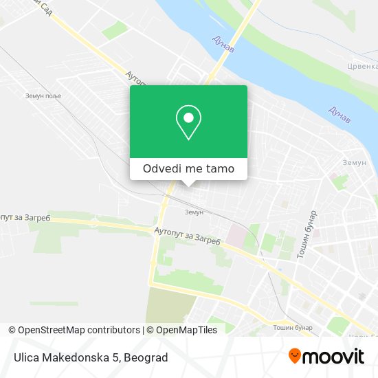Ulica Makedonska 5 mapa