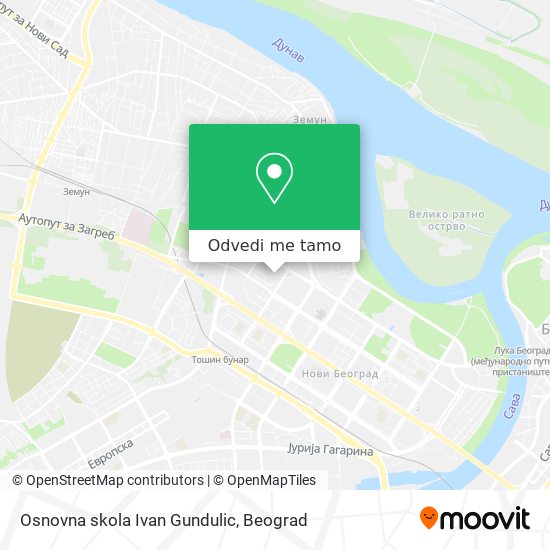 Osnovna skola Ivan Gundulic mapa