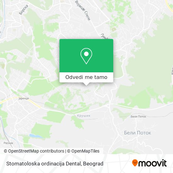 Stomatoloska ordinacija Dental mapa