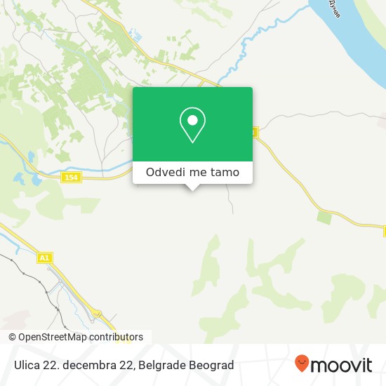 Ulica 22. decembra 22 mapa