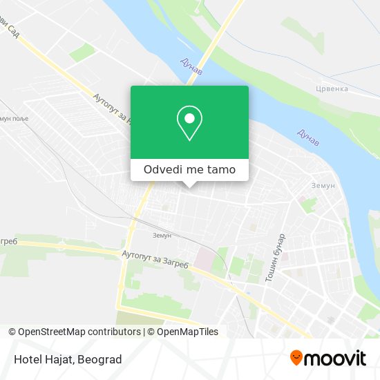 Hotel Hajat mapa