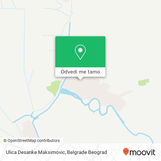 Ulica Desanke Maksimovic mapa