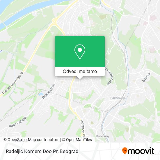 Radeljic Komerc Doo Pr mapa