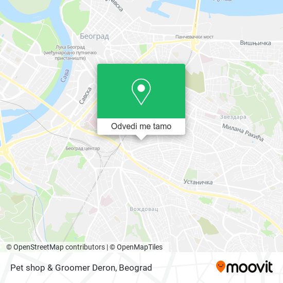 Pet shop & Groomer Deron mapa