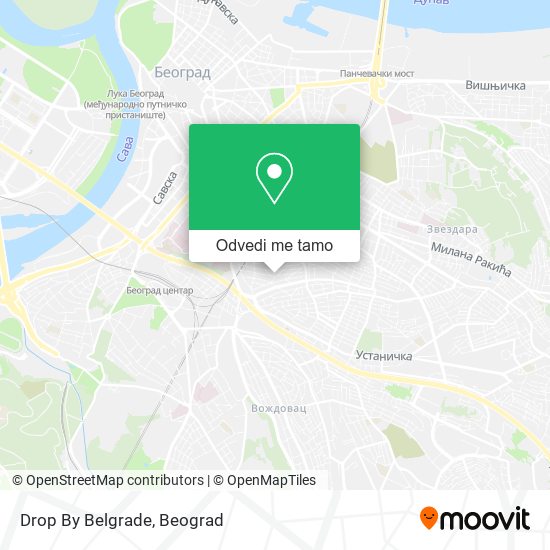 Drop By Belgrade mapa