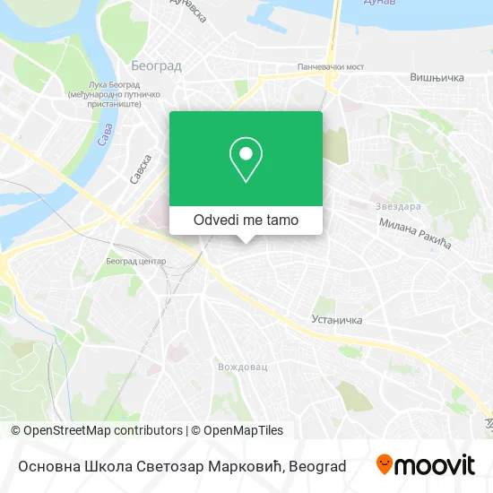 Основна Школа Светозар Марковић mapa