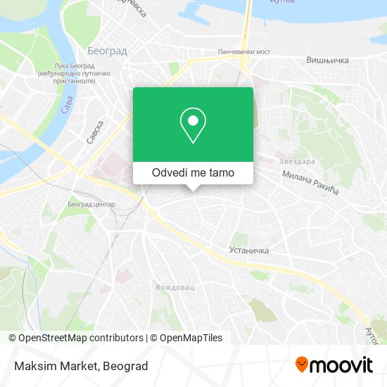 Maksim Market mapa