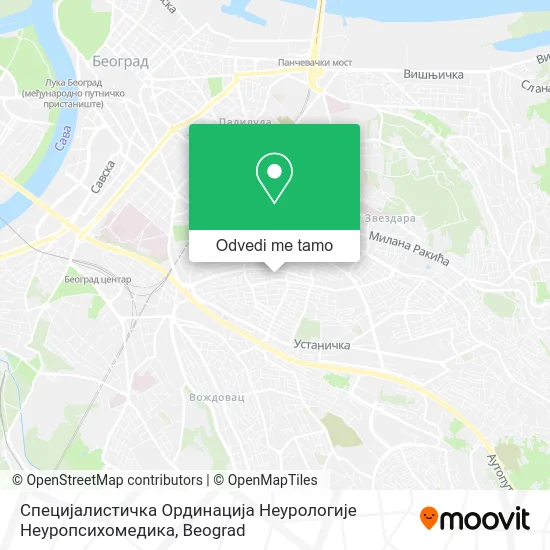 Специјалистичка Ординација Неурологије Неуропсихомедика mapa
