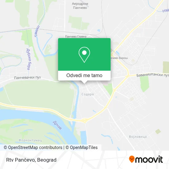 Rtv Pančevo mapa