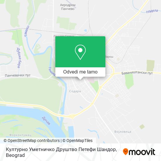 Културно Уметничко Друштво Петефи Шандор mapa