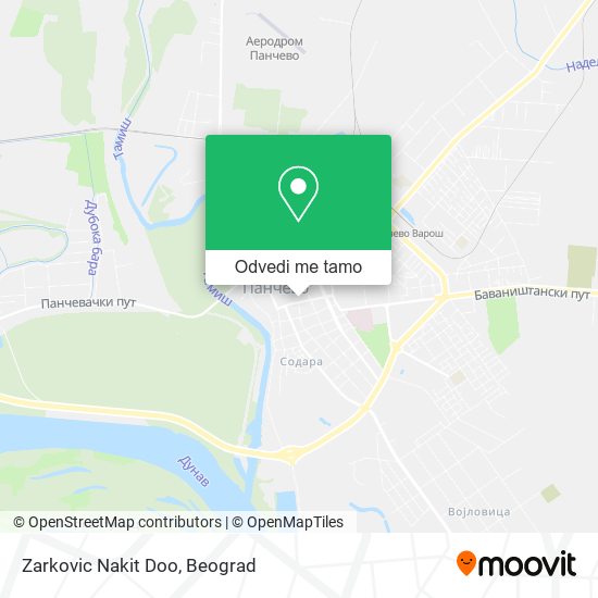Zarkovic Nakit Doo mapa