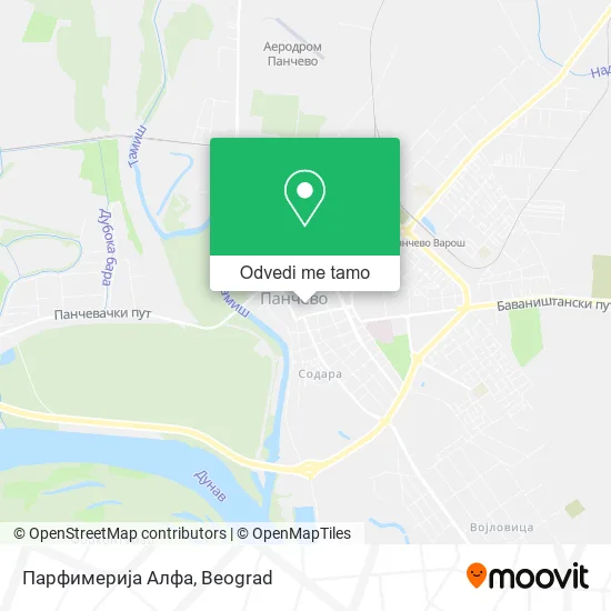 Парфимерија Алфа mapa