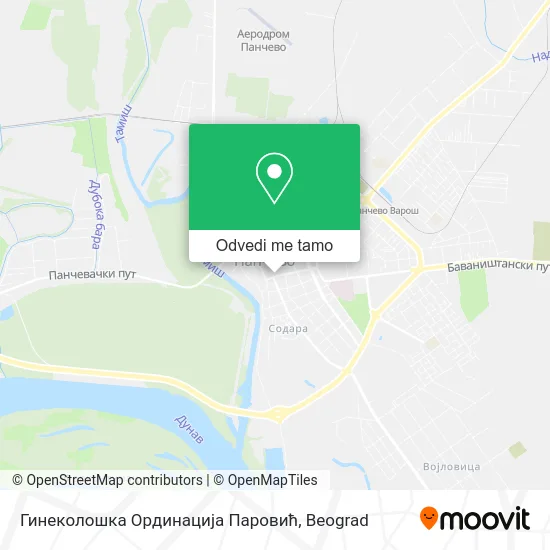 Гинеколошка Ординација Паровић mapa
