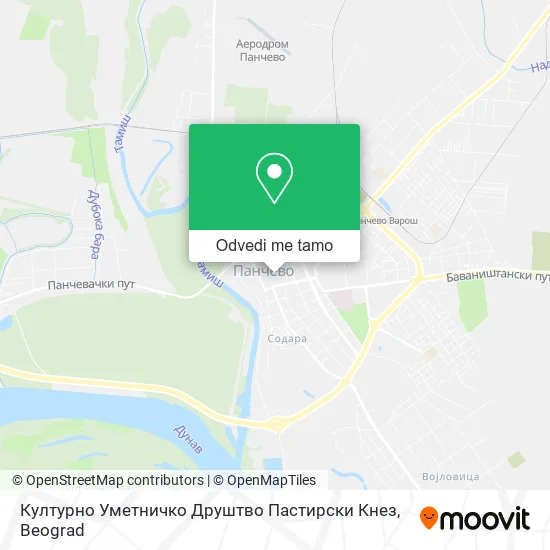 Културно Уметничко Друштво Пастирски Кнез mapa