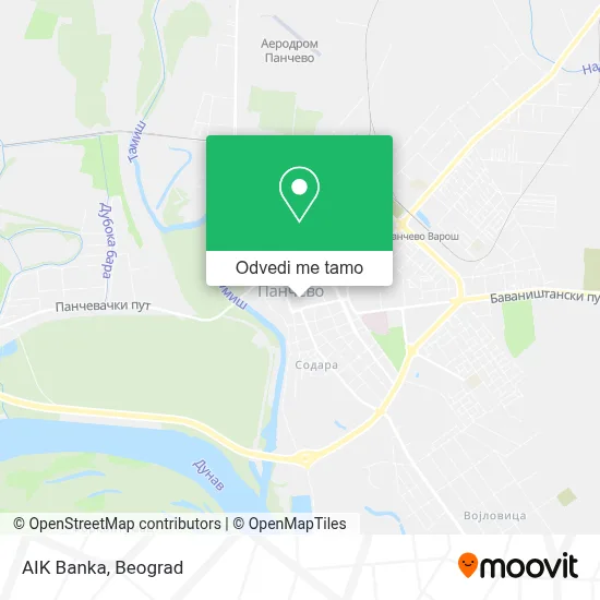 AIK Banka mapa