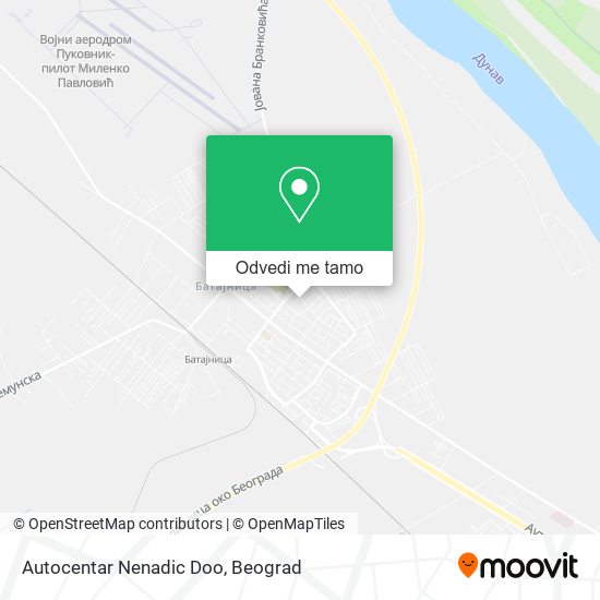Autocentar Nenadic Doo mapa