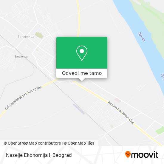 Naselje Ekonomija I mapa