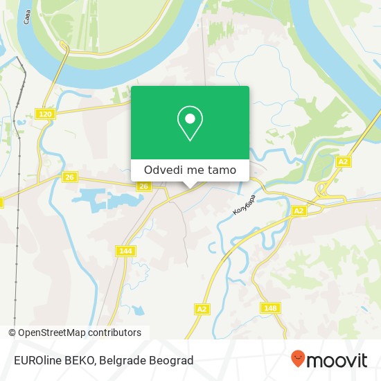 EUROline BEKO mapa