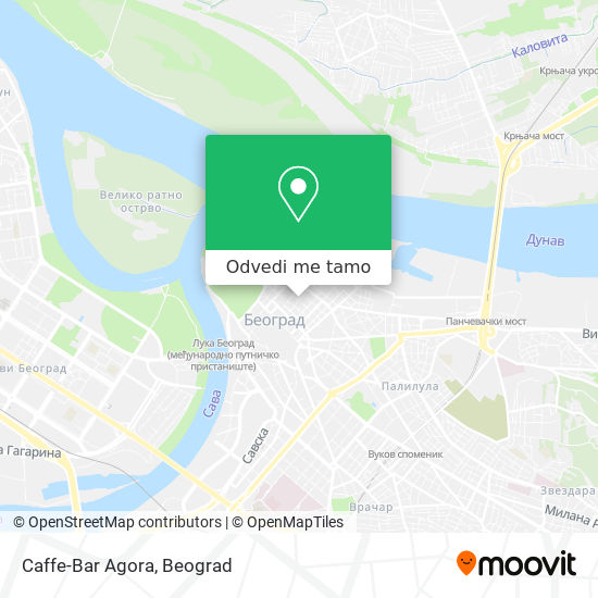 Caffe-Bar Agora mapa