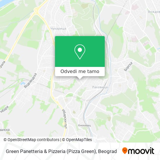 Green Panetteria & Pizzeria (Pizza Green) mapa