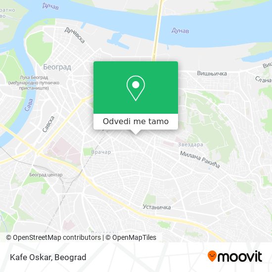 Kafe Oskar mapa