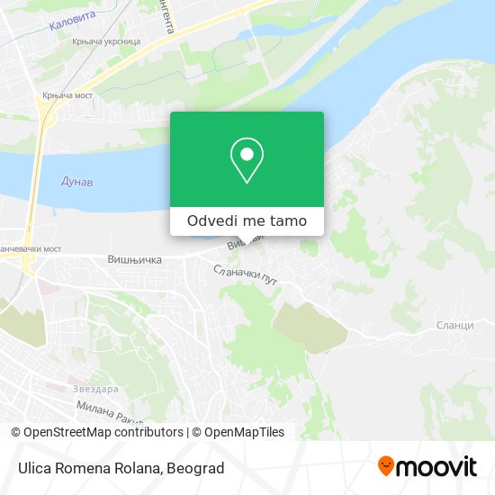 Ulica Romena Rolana mapa