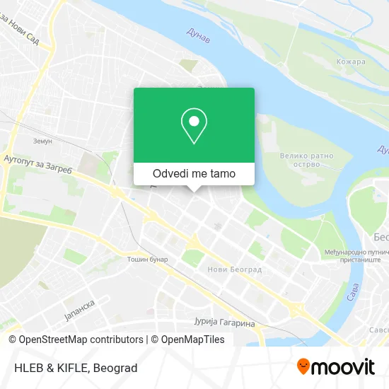 HLEB & KIFLE mapa
